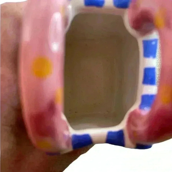 Small Porcelain Bag/Vase or Storage from BellaCasa by Ganz Butterflies - Picture 7 of 8